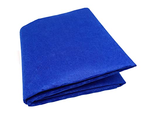 Image of Felt Cloth Blue, Stiff Hard, 44 x 36 inch | DIY Patchwork, Sewing, Crafting
