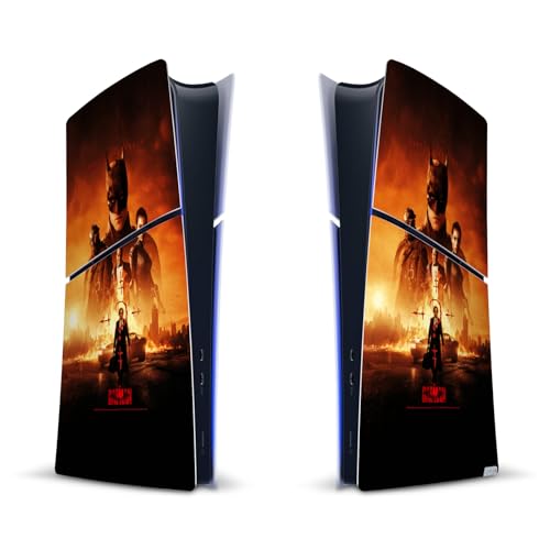 Autocollant de jeu PS5 Slim Digital Edition pour masquer les rayures style The Batman