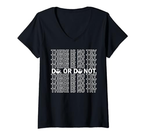 T-shirt Star Wars femme idée cadeau pour fan de cinéma col V confortable