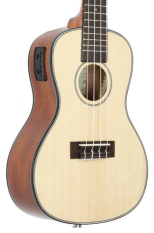 Kala KA-SCGE – Epicéa massif et acajou – Ukulele concert électro - Les Beatles, Paul McCartney, John Lennon, RIngo Starr, George Harrison Kala KA-SCGE – Epicéa massif et acajou - Ukulele concert électro – Image 4