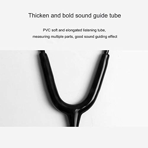 Legering dual-listening-stethoscoop heeft een duidelijke geluidsoverdracht, kan de oorhaak draaien en aanpassen, dikke… - Image 4