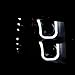 AnzoUSA (111281) CHEVY SILVERADO 1500 07-13 / 2500HD/3500HD 07-14 PROJECTOR HEADLIGHTS U-BAR BLACK CLEAR