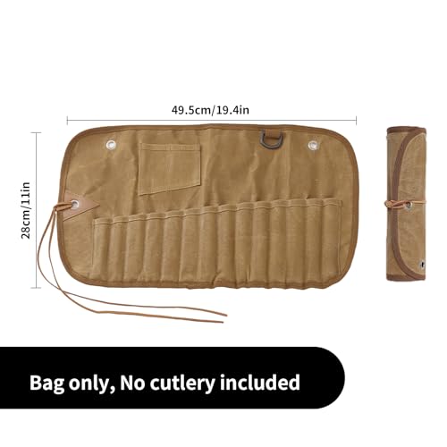 Pochette à couverts élégante et durable pour set de table de camping