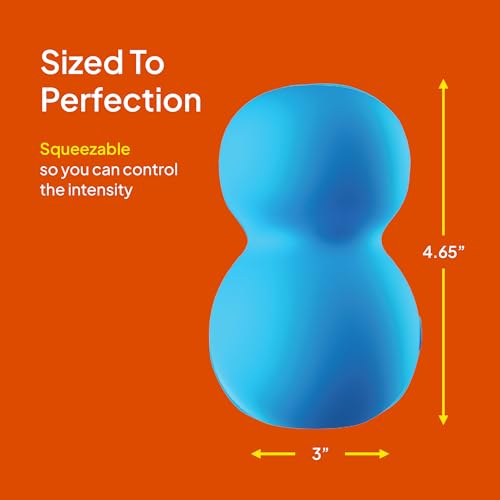 Image of Hello Cake Stroker, Double-Sided Sex Toy for Men and Couples, Handheld Male Stroker with Dual Entrances - Soft, Squishy Exterior with Ribbed, Beaded Texture Interior, Easy to Clean & Use, Waterproof