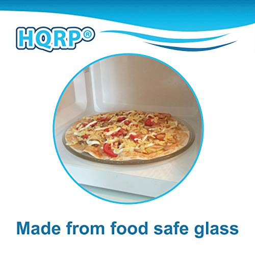 Image of HQRP 15 inch Glass Turntable Tray Compatible with Panasonic A06014A00AP F06014W00AP NN-H724BF NN-L731BF NN-S742BF NN-SN756B NN-T763SF Microwave Oven Cooking Plate 15-inch 380mm AO6O14AOOAP FO6O14WPPAP