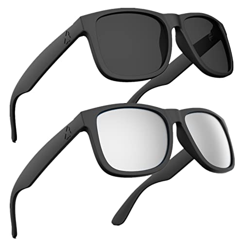 Image of MAXJULI Polarized Sunglasses for Men and Women,UV Protection Rectangular Sun Glasses 8806