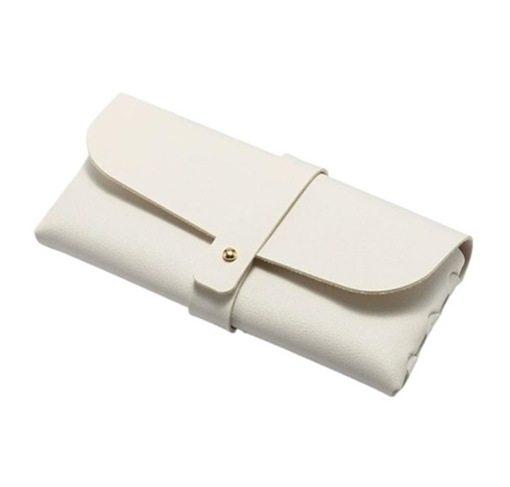 Amibvzhang Eyewear Storage Case Travel Sunglasses Prescription Glasses Stylish Leather Portable Shock-resistant(A2)