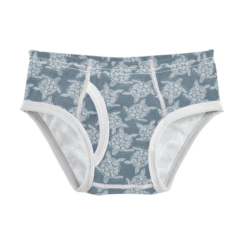 Cotton Little Boys Briefs Soft Turtle Ocean Animal Toddler Underwear