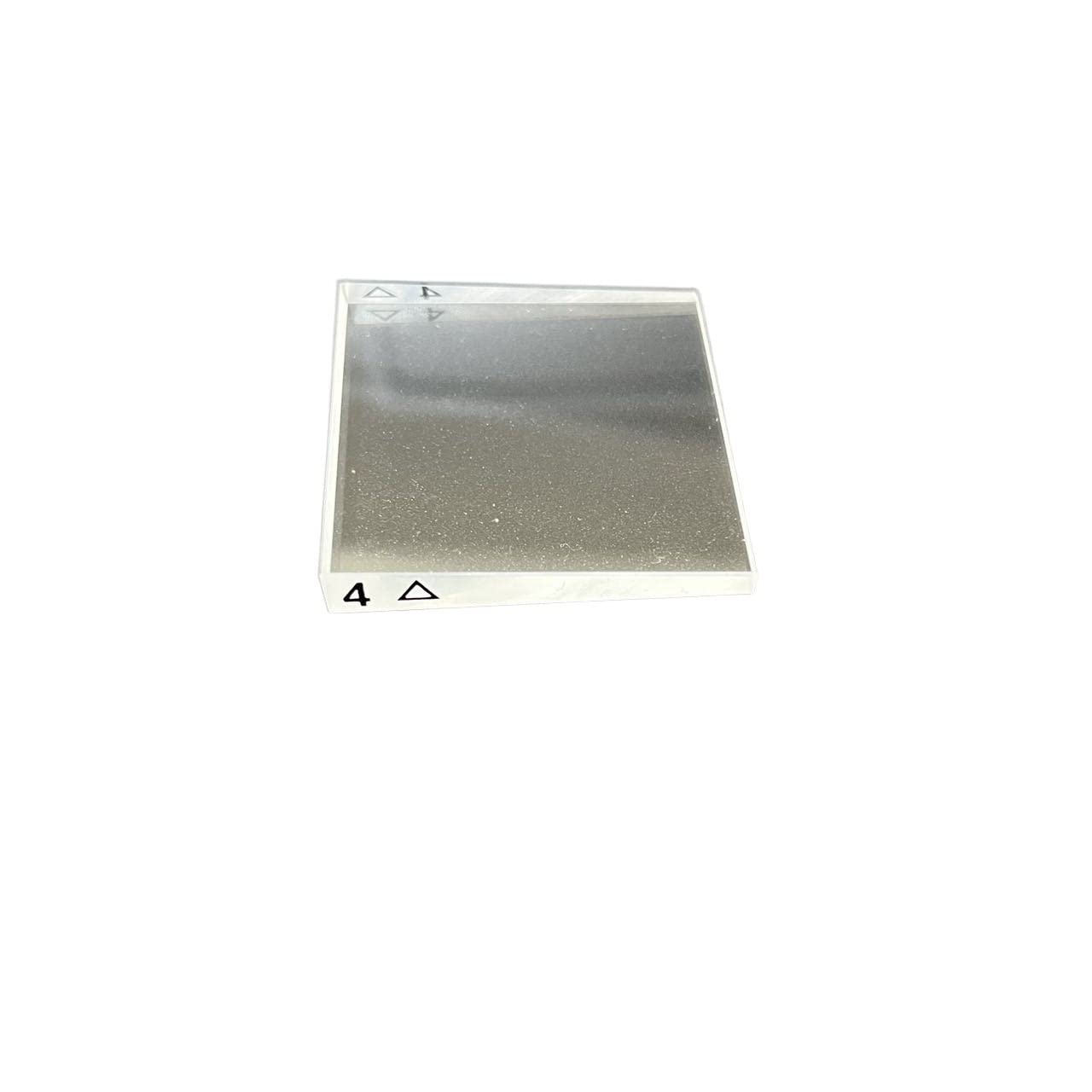 YONGERN Optical Wedge Prism Ophthalmic Strabismus Customized Prisms Glass Lens Processing Triangular Prism Strabismus Glasses Correction (Color : 4degree)