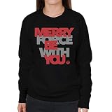 All+Every Star Wars Christmas Merry Force Rebel Alliance Women's Sweatshirt
