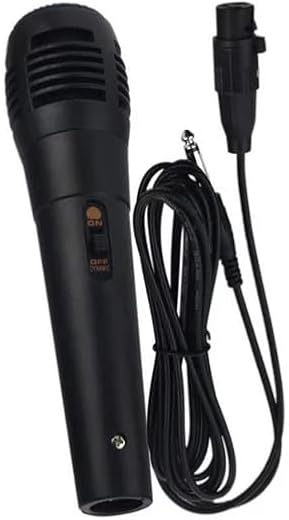 Bleaws Karaoke Microphone, Dynamic Vocal Microphone for Speaker, Wired Handheld Mic with On/Off Switch and14.8ft Detachabl...