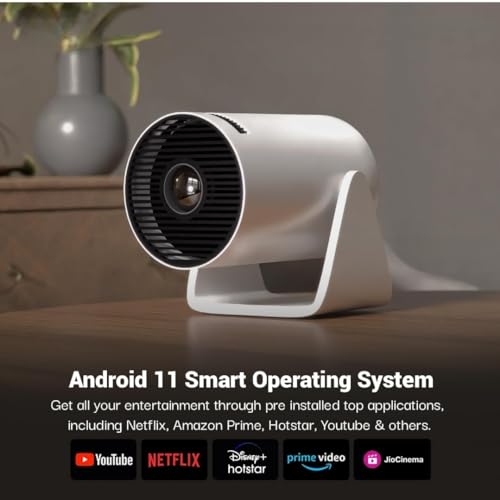 Image of Fire turtle Big Home Theater Projector | Full HD 1080p LED Projector with HDMI, USB, AV, VGA | 200 inch Display Support | Compatible with TV Stick, Laptop, Smartphone (Large Projector)