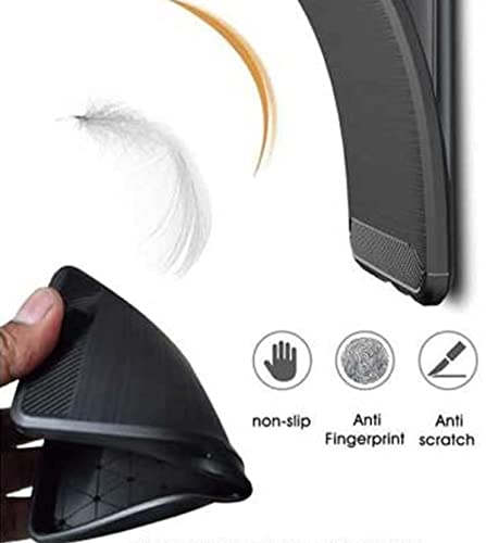Image of Coverage Silicone Rubber Hybrid Case Case Back Cover for ITEL P662L / Itel P40 - Black