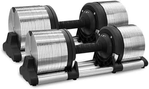 （15:30時点） ライシン ヘリックスミラー 1kg刻み 40kg 2個セット 可変式 ダンベル メタルダンベル