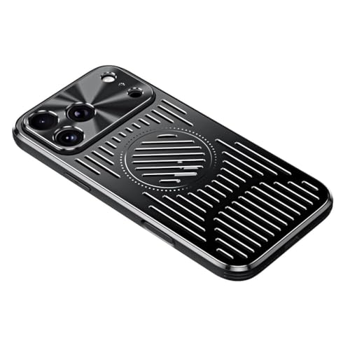 For IPhone 17/17 Pro/17 Air/17 Pro Maxp}OlbgP[XAXȃ^MP[XAYیJo[t,17pro max,Black