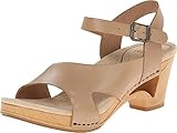 Dansko Women's Tasha Dress Sandal, Sand Full Grain, 39 EU/8.5-9 M US