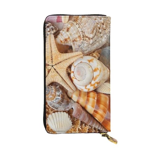 Portefeuille femme 12 emplacements cartes avec poche monnaie paysage marin
