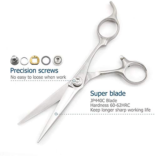 Juego de peluquería Tijeras para Cortar el Pelo Tijeras para Cortar el Pelo Tijeras Profesionales para Cortar el Pelo Tijeras para Cortar el Pelo Tijeras japonesas de 6 p，