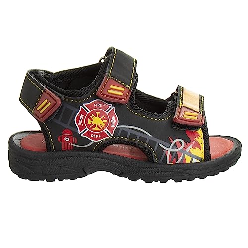 Image of Rugged Bear Kids Boys Girls Open-Toe Outdoor Sport Water Sandals - beach pool slide adjustable strap shoes athletic summer (Toddler /Little Kid /Big Kid)