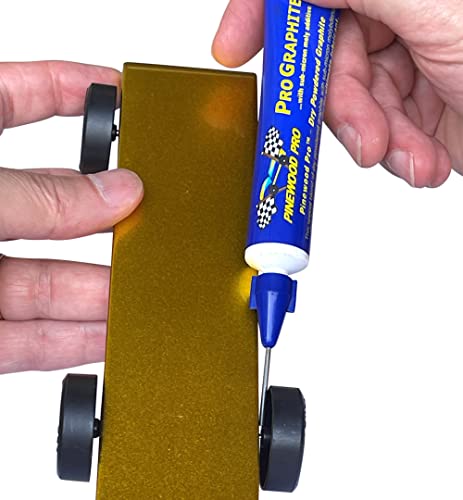 Pintwood Pro 030188 Pinewood Pro Pro Graphite With Easy Application Needle Tip - Dry Graphite With Moly Lube For Use On Pine Derby Car Axles | Premium Graphite Lubricant thumb #2