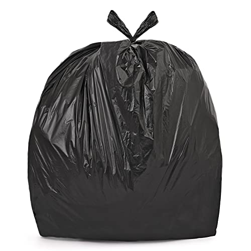 Image of VIBHU Plastic Dustbin Bag (Black) - Pack of 50 (Small)