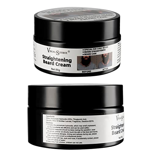 Creme de Barba Alisante - Bálsamo para modelar bigode eficaz | Suprimentos de creme aparador de barb