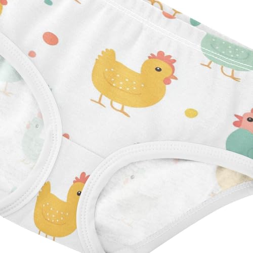 GuoChe Sport Panties Elastic Waistband Panties Comfort Color for Young Girls in Sizes 2T,3T, 4T, 5T, 6Y and 8Y4