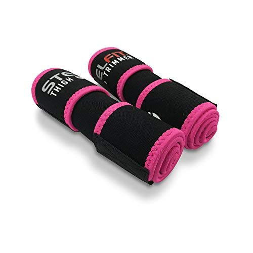 Crazy Clearance SteelFit Thigh Trimmers - Workout Enhancer - Increase Circulation - Sweat More - Maximum Fat Burning - Reduce Cellulite - Adjustable - Unisex - Includes One Left and One Right Thigh Trimmer