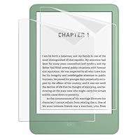 MoKo 2 Pack Antiglare Screen Protector for 6 All-New Kindle Basic Kindle 11th Generation 2024/2022, Kobo Clara BW, Clara Color, Full Coverage Premium PET Protective Film Matte Screen Protector Matcha
