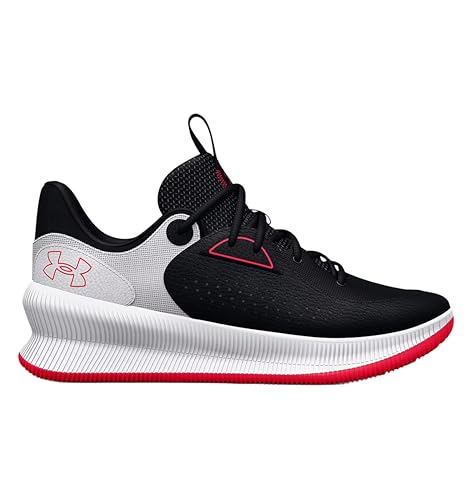 Under Armour Men's UA TWENTY47 Basketball Shoes (Black/White/Radio Red - 001, US Footwear Size System, Adult, Men, Numeric, Medium, 10.5)