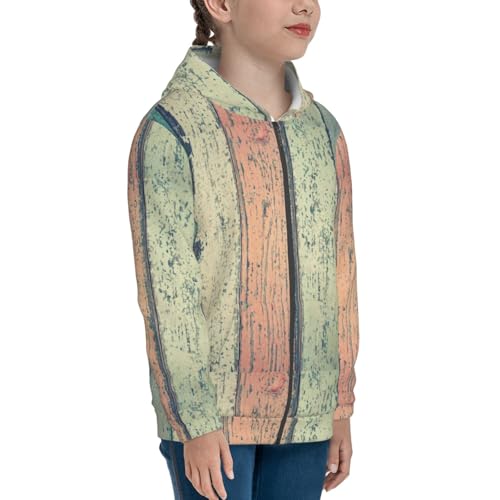 Hardwood Kids Pullover Hoodies Boys Zip Up Sweatshirts Girls Athletic Clothes with Pocket4