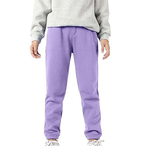 Kids Joggers Girls Boys Toddlers' Drawstring Sweatpants Soft Athletic Girls Lounge Pants High Waisted Sweat Pants4