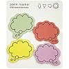 Wrapables Colorful Thinking Bubble Sticky Notes (Set of 2)