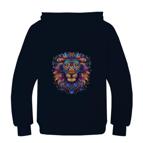 Pullover à capuche animaux mignons impression 3D : cadeau idéal ado 6-16 ans - 2