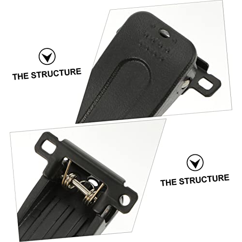 GAFOKI Clipes De Walkie-Talkie 12Pcs Clipes Traseiros De Plástico Clipes De Walkie-Talkie Grampos De