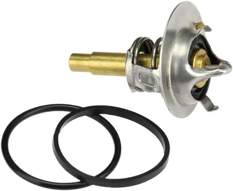 2712000015 Engine Coolant Thermostat with Seal Compatible with Mercedes Benz W209 CLK200 W203 W204 C200 W171 SLK200 M271 ﻿12-14 2712030375