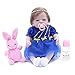 OTARDDOLL 50cm Réincarné Poupée Réaliste Matériau Bébé Garçon/Fille Silicone Corps Entier/Peut Prendre Une Douche/Jouet Cadeau Poupée De Collection