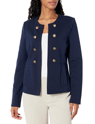 Image of Nautica Women's Open Front Knit Captains Jacket Jacket