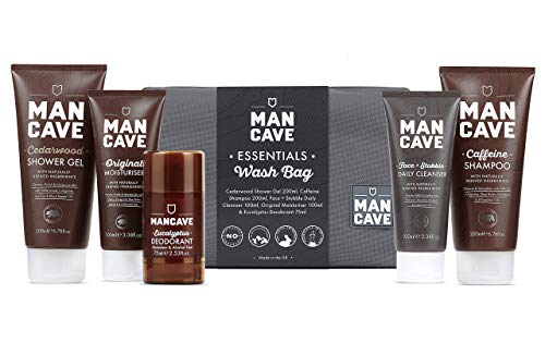 ManCave Essentials Wash Bag Gift Set ManCave Essentials Wash Bag Gift Set