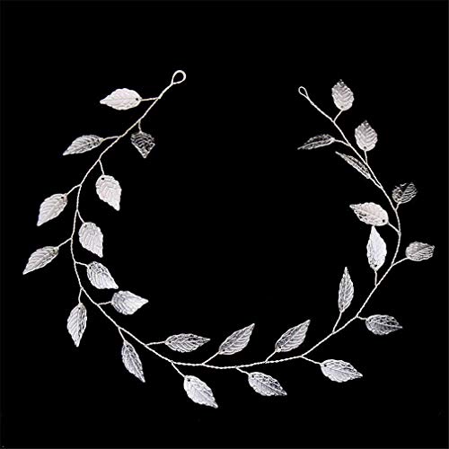 Wedding Headbands Bridal Ornaments Beautiful Leaves Headbands Women Hair Band Simple Elegant Bride xy1203 Silver