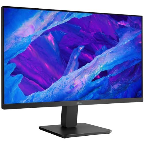 Image of LG 24 inch IPS LCD FHD (1920 x 1080) Monitor, 16:9-100Hz, AMD FreeSync, Tilt and VESA, Low Blue Light, Flicker Safe, HDMI & VGA, 5ms Response Time, Matte Black