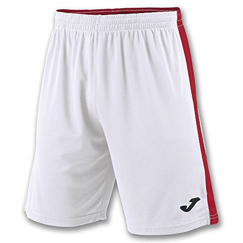 Joma Tokio II Pantalones Cortos, Hombre, Multicolor (Blanco/Rojo), Talla XS