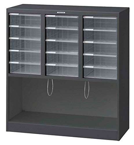 ナカバヤシ アバンテV2フロアケース A4書類収納 深5段3列 AF-M15クロ