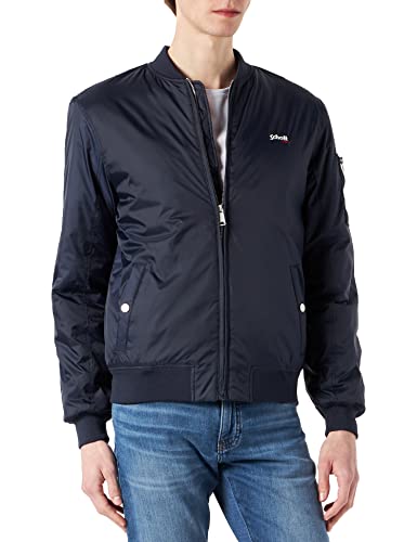 Schott NYC Indiana Jacket, Navy, XL Homme