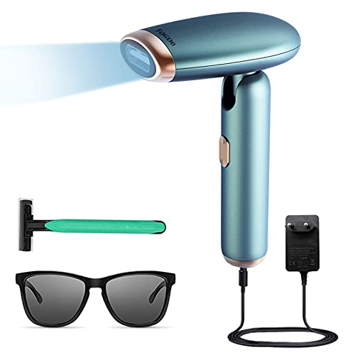 rzoizwko Épilateur Lumière Pulsée Epilateur électrique 600000 Flashes IPL Epilateur Electrique Indolore Epilation Définitive avec 2 Modes 5 Niveaux d’énergie, pour Corps/Visage/Maillot/Aisselles Cover