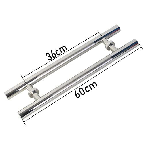 Poignée de porte push-pull en acier inoxydable 304 pour montage double face - 3