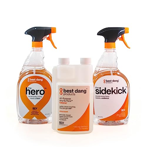 Best Dang All-Purpose Any Surface Cleaning Kit, Kitchen, and Household Cleaning Supplies, Peroxide-based Cleaning Supplies for Housekeeping, 16 Oz.