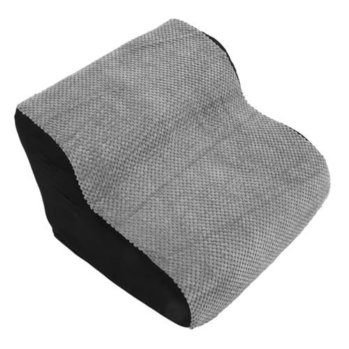 FONDOTIN ペットの階段 隆起した 子犬の階段 フォーム 犬用階段スロープ 犬用スロープ ステップ 犬のソファ パッド入り 大型犬用の犬用階段 スポンジ Dark Grey