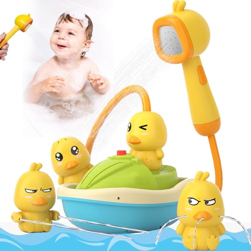 LUKIUP Badewannenspielzeug, Badewannenspielzeug ab 1 2 3 4 Jahr, Ente Baby...