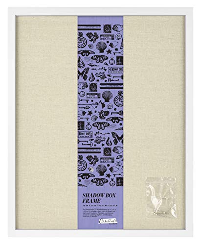 Image of MCS Linen Lined Shadow Box Frame, 10 x 10 Inch, Black